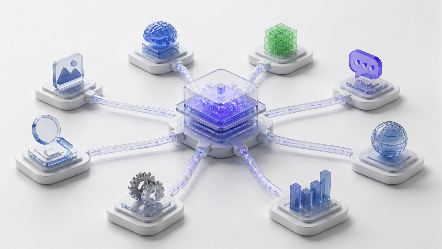 Data dashboard representing automated marketing workflows