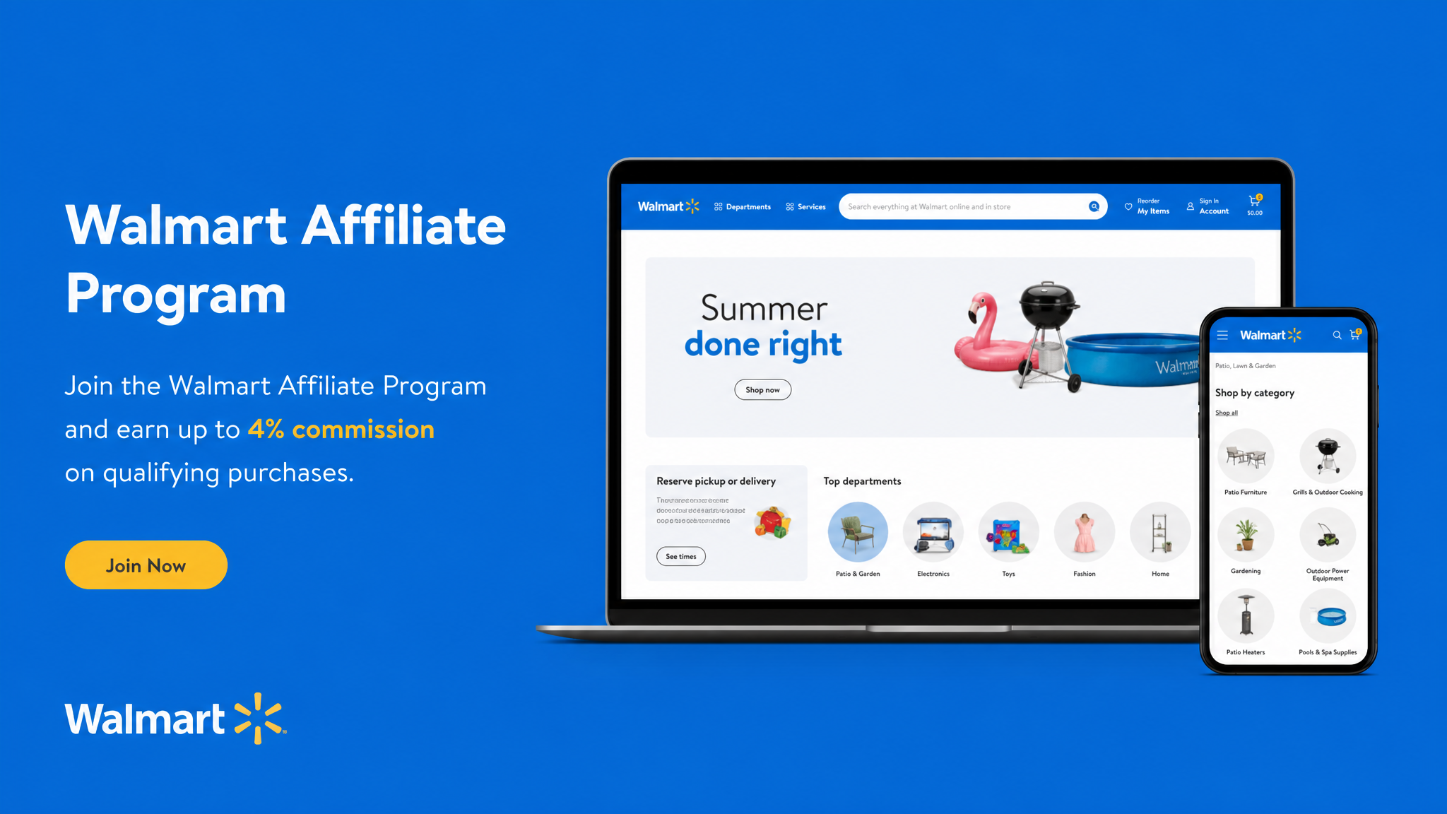 Creator using AI video tools to produce Walmart affiliate product content at scale for TikTok, Instagram Reels, YouTube Shorts, and Pinterest &mdash; URL to video ads for Walmart product promotion