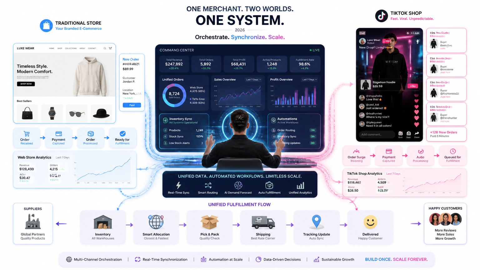 Common dropshipping database bottlenecks 2026 &mdash; diagnostic interface showing query response times and database lock exceptions caused by poorly coded synchronization tools